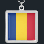 Collier élégant avec drapeau de Roumanie<br><div class="desc">Ajoutez une touche de fierté roumaine à votre collection de bijoux avec notre collier exclusif avec le drapeau de la Roumanie! Conçu avec une attention minutieuse aux détails, ce collier est plus qu’un accessoire, c’est une célébration du patrimoine et de la fierté culturelle de la Roumanie. Le design dynamique affiche...</div>