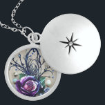 Collier En Argent Amethyst & Rose Indigo<br><div class="desc">Amethyst & Rose Indigo</div>