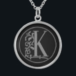 Collier En Argent Belle lettre de monogramme K Fête des Mères, Anniv<br><div class="desc">Elle aimera ce collier Pendentif en argent sterling avec son Monogramme! Magnifique Monogramme Lettre K Choisissez Taille, Style et Métal Finition Fête des Mères, Anniversaire, Fiançailles, Idée cadeau de Bridesmaid! Jolie Bijouterie Pour Elle ! Souvenez-vous de Maman, Soeur, Fille, Tante, Nièce, Petite amie, Grand-mère, Femme et Amis ! Voir plus...</div>