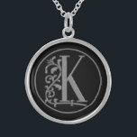 Collier En Argent Belle lettre de monogramme K Fête des Mères, Anniv<br><div class="desc">Elle aimera ce collier Pendentif en argent sterling avec son Monogramme! Magnifique Monogramme Lettre K Choisissez Taille, Style et Métal Finition Fête des Mères, Anniversaire, Fiançailles, Idée cadeau de Bridesmaid! Jolie Bijouterie Pour Elle ! Souvenez-vous de Maman, Soeur, Fille, Tante, Nièce, Petite amie, Grand-mère, Femme et Amis ! Voir plus...</div>