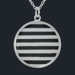 Collier En Argent Changer les bandes grises en n'importe quelle Pers<br><div class="desc">Assurez-vous de customiser la couleur pour l'avant et l'arrière des produits avec deux côtés ou plusieurs éléments. Changez facilement la couleur de Gris Gris Stripes design du gris prédéfini sur le noir à n'importe quelle couleur de votre choix en une seule étape. Cliquez simplement sur le bouton "Cutomize It!" pour...</div>