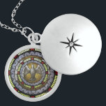 Collier En Argent Confirmation du sacrement Verre tendu Saint-Esprit<br><div class="desc">Cette image est un beau vitrail du Saint-Esprit | Esprit Saint en forme de colombe.</div>