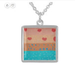 Collier En Argent Graines d'amour<br><div class="desc">Semez les graines de l'amour avec ce collier artistique moderne et unique design !</div>