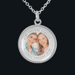 Collier En Argent Meilleurs amis pour toujours BFF Simple Photo mode<br><div class="desc">Ce design simple et classique est composé de typographie serif et d'ajouter une photo personnalisée. "Best Friends Forever" tourne autour de la photo de vos amis</div>