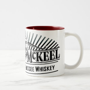 Collier en McKeel Logo Tweekleurige Koffiemok
