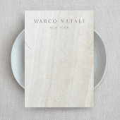 Collier en pierre de marbre Bracelet carte d'affic