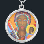 Collier Erzulie Dantor Black Madonna Voodoo Nouvelle-Orléa<br><div class="desc">Erzulie Dantor voodoo New Orleans, art Wudu - imprime sur divers matériaux. Une excellente idée cadeau pour égayer votre maison. Achetez également cette oeuvre d'art sur des étagères téléphoniques, vêtements, tasses, coussins et plus encore. Poster et Art Imprimer sur les vêtements et pour votre mur - divers arrière - plans...</div>