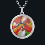 Collier Expressionism<br><div class="desc">Peinture Abstraite d'expressionnisme jaune rouge</div>