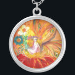 COLLIER FAIRY DES FLEURS<br><div class="desc">Whimsical, fée colorée et vibrante, peinture acrylique .(c) par Bulgan Lumini.</div>