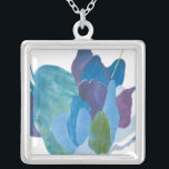 Collier Faux Indigo I<br><div class="desc">Floral</div>