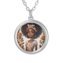 Collier féminin afro-américain personnalisé