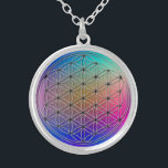 Collier Fleur de vie Blume des Lebens Romantique<br><div class="desc">Symbole spirituel ART. La Fleur de Vie (Blume des Lebens) est un motif de Géométrie Sacrée de l'Univers qui se trouve dans toutes les grandes religions du monde. La "Fleur de Vie" contient les motifs de la création tels qu'ils sont sortis du "Grand Void". Tout est fait de la pensée...</div>