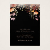 Collier fleur sauvage moderne Elevage Carte d'affi (Dos)