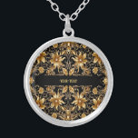 Collier Floral d'or<br><div class="desc">Beau collier doré fleuri</div>