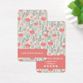 Collier floral portant bijoux rose Carte d'afficha (Bureau)