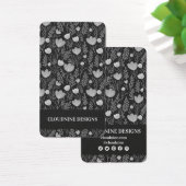 Collier floral portant la carte d'affichage Bijoux (Bureau)