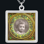 Collier FLORENCE RENAISSANCE FRUITS MODÈLE PHOTO Emerald<br><div class="desc">Elégant,  classique,  vibrant art Renaissance,  chef-d'oeuvre de Bottega della Robbia ( Florence - Italie ) en brun,  jaune,  vert,  bleu,  couleurs vives.</div>