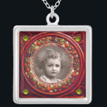 Collier FLORENCE RENAISSANCE FRUITS MODÈLE PHOTO Topaz<br><div class="desc">Elégant,  classique,  vibrant art Renaissance,  chef-d'oeuvre de Bottega della Robbia ( Florence - Italie ) en rouge vif,  marron,  jaune,  vert,  couleurs.</div>