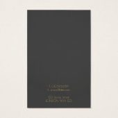 Collier géométrique or carte d'affichage plat (Dos)