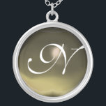 Collier Gray Agate Gem Monogramme<br><div class="desc">Design élégant et unique avec pierres précieuses. Modélisation et rendu en 3D Studio Max par Bulgan Lumini .Part de la série Hyper Talismans.</div>