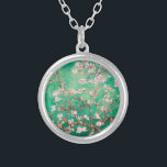 Collier Green Van Gogh Almond Blossoms<br><div class="desc">Soft Green Almond Blossoms par Vincent Van Gogh modification de couleur copyright 2sweet4wordsDesigns/ PureVintage Love Soft Green Almond Blossoms pour une touche artistique au style personnel, mariage, Baby shower, cadeaux de bureau ou fête du printemps : Célébrez vos occasions spéciales avec la beauté enchanteresse des fleurs d'amandes de Vincent Van...</div>