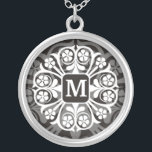 Collier initial de pendentif de lettre du<br><div class="desc">Montrez votre fierté dans vos initiales portant un pendentif de lettre de monogramme. Le pendentif argenté initial fait également un cadeau mémorable pour n'importe quelle occasion spéciale pour les personnes importantes de votre vie. Les réflexions offre beaucoup de différents choix dans les conceptions pour faire votre unique pendant initial et...</div>