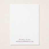 Collier Joaillerie Carte d'affichage ・ Floral sauv (Dos)