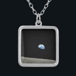 Collier la terre de l'univers lune<br><div class="desc">La Terre de la Lune photo de l'univers spatial</div>