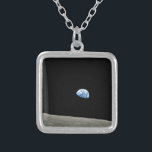 Collier la terre de l'univers lune<br><div class="desc">La Terre de la Lune photo de l'univers spatial</div>