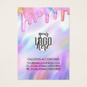 Collier Logo Unicorn Holographic Parties scintilla (Dos)