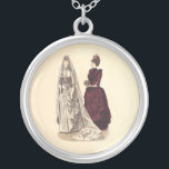Collier Mariage antique<br><div class="desc">Cette belle illustration mariage date du 18ème siècle,  montrant une mariée et sa servante se préparant pour le mariage.</div>