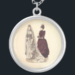 Collier Mariage antique<br><div class="desc">Cette belle illustration mariage date du 18ème siècle, montrant une mariée et sa servante se préparant pour le mariage.</div>