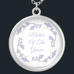 Collier Mère de la lavande de chambre Lavande Fleur Wreath<br><div class="desc">Mère du Sac fourre-tout de couronne florale de lavande de chambre</div>