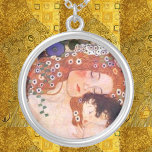 Collier Mère et enfant par Klimt<br><div class="desc">Mère et enfant par Klimt</div>