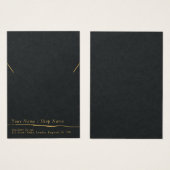 Collier minimal moderne ou carte d'affichage brace (Devant & derrière)