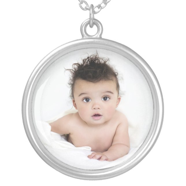 Collier Modèle photo de bébé personnalisé (Devant)