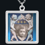 Collier Modèle photo FLORENCE RENAISSANCE PETITES ANGES<br><div class="desc">Chef-d'oeuvre florentin italien élégant et classique de Bottega della Robbia ( Florence - Italie ).</div>