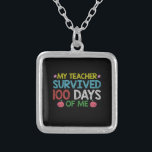 Collier Mon Enseignant A Survécu Au 100E Jour De Mon École<br><div class="desc">Mon Enseignant A Survécu Au 100E Jour De Mon École</div>