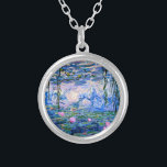 Collier Monet : Water Lys 1919, célèbre peinture,<br><div class="desc">Claude Monet : Water Lilies Red,  1919,  beau tableau d'art</div>