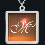 Collier Monogramme de gemme orange<br><div class="desc">Design élégant et unique avec pierres précieuses. Modélisation et rendu en 3D Studio Max par Bulgan Lumini .Part de la série Hyper Talismans.</div>