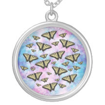 Papillon de queue d'hirondelle jaune