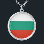 Collier Patriotic Bulgarian<br><div class="desc">The national flag of Bulgaria.</div>