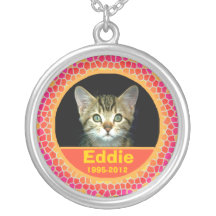 Collier pendant commémoratif d'animal familier