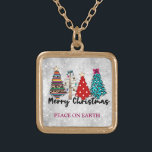 Collier Plaqué Or 3 arbres<br><div class="desc">a</div>