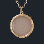 Collier Plaqué Or Castor (couleur solide)<br><div class="desc">Castor (couleur solide)</div>