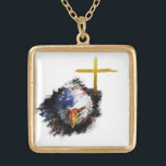 Collier Plaqué Or *~* Christian AP16 Eagle Cross Patriot USA Drapeau<br><div class="desc">(Rechercher AP16 pour des éléments de thème similaires) N'hésitez pas à transférer. BIJOUX AVEC INTENTION (R) - Bijoux Énergétiquement Améliorés ((((((((((((copier coller ce lien pour ma collection patriote USA https://bit.ly/3QsVQy0 )))))))))))))))) Vous pouvez modifier, déplacer redimensionner les différents éléments de ce design. Allez à Personnalisation - > et trouvez le bouton...</div>