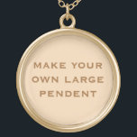 Collier Plaqué Or Créez vos propres<br><div class="desc">Créez votre propre collier plaqué par or en ajoutant un article prisé de photographie ou d'évènements mémorables</div>