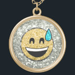 Collier Plaqué Or *~* Gold Emoji AP41 Sweat Sweat Smile<br><div class="desc">(ID de recherche AP41 pour Emoji et id AP40 pour bijoux en citron modèles similaires sur divers produits ) EMOJI VISAGE DE GRANDISSEMENT EN COULEUR AVEC UNE PLAQUE DE SUEAT EMOJI * Énergétiquement Amélioré contemporain drôle tendance moderne moderne mignon visage de GRANDISSEMENT doux avec UNE BEAD EMOJI design avec une...</div>