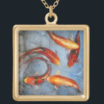 Collier Plaqué Or Gracieux Koi I<br><div class="desc">Animaux</div>
