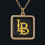 Collier Plaqué Or Logo de Long Beach State<br><div class="desc">Découvrez ces modèles de la California State University Long Beach ! Montrez votre California State Pride avec ces nouveaux produits University. Ils font les cadeaux parfaits pour l'étudiant, les anciens élèves, la famille, l'ami ou le fan de Long Beach dans votre vie. Tous ces produits Zazzle sont personnalisables avec votre...</div>